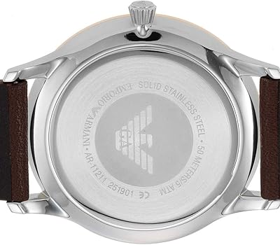  Shop Authentic Emporio Armani Giovanni Quartz White Dial Brown Leather Strap Watch For Men - AR11211 - Luxxuri