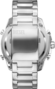  Shop Authentic Diesel Mega Chief Chronograph Blue Dial Silver Steel Strap Watch For Men - DZ4417 - Luxxuri