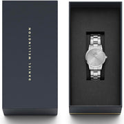  Shop Authentic Daniel Wellington Iconic Link Unitone Silver Dial Silver Steel Strap Watch For Women - DW00100402 - Luxxuri