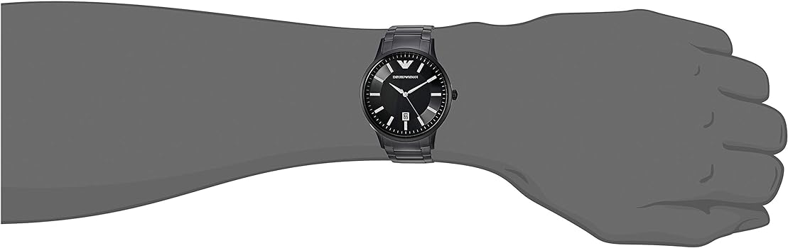  Shop Authentic Emporio Armani Renato Quartz Black Dial Black Steel Strap Watch For Men - AR11079 - Luxxuri