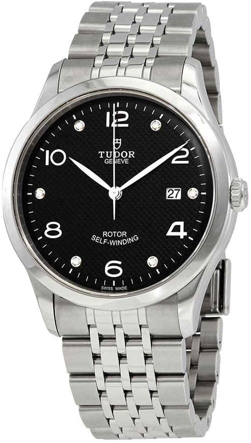  Shop Authentic Tudor 1926 Automatic Diamonds Black Dial Silver Steel Strap Watch for Men - M91650-0004 - Luxxuri