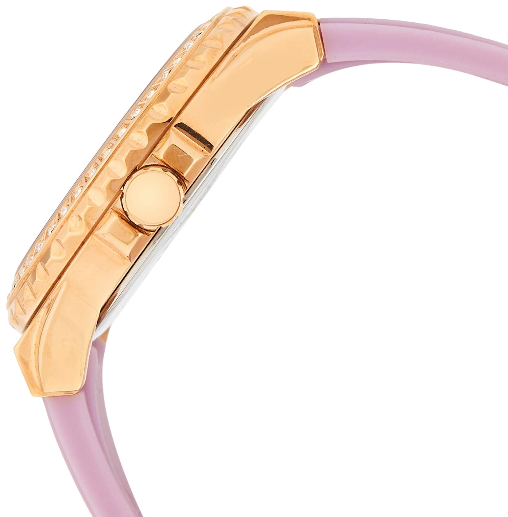  Shop Authentic Guess Starlight Diamonds White Dial Purple Rubber Strap Watch for Women - W0846L6 - Luxxuri