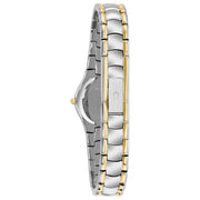  Shop Authentic Bulova Classic White Dial Two Tone Steel Strap Watch for Women - 98T84 - Luxxuri