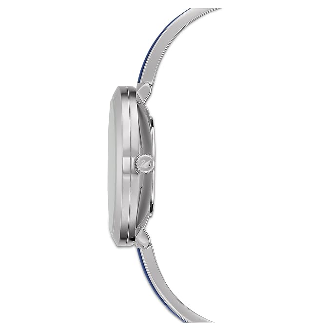  Shop Authentic Swarovski Crystalline Delight Analog Blue Dial Two Tone Steel Strap Watch for Women - 5580533 - Luxxuri