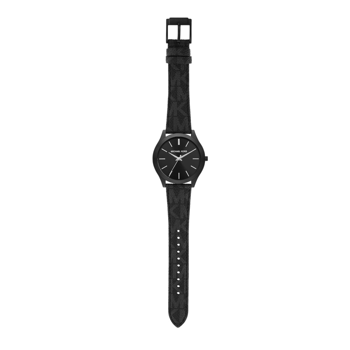  Shop Authentic Michael Kors Slim Runway Black Dial Black Leather Strap Watch For Men - MK8908 - Luxxuri