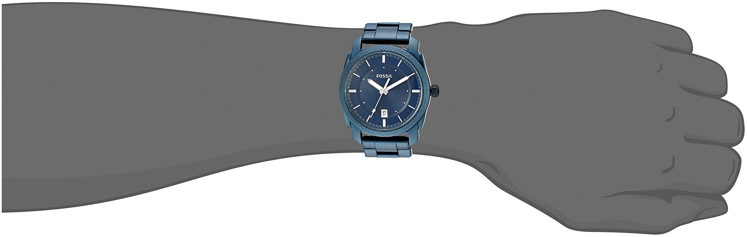  Shop Authentic Fossil Machine Blue Dial Blue Steel Strap Watch for Men - FS5231 - Luxxuri