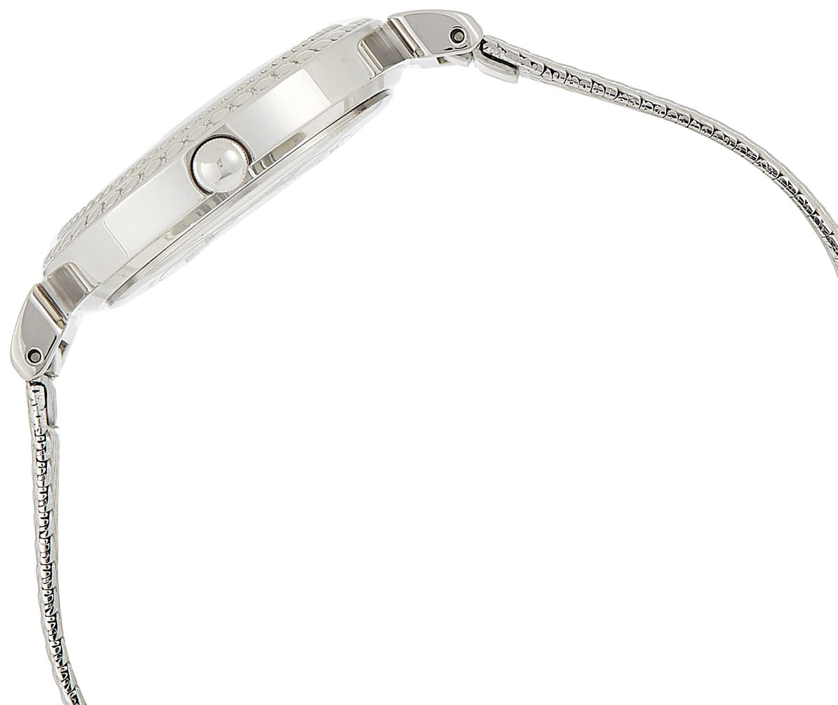  Shop Authentic Guess Quartz Silver Dial Silver Mesh Bracelet Watch For Women - W1152L1 - Luxxuri