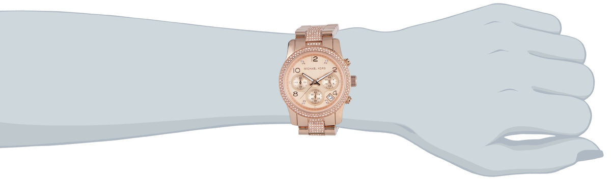  Shop Authentic Michael Kors Runway Gold Dial Gold Steel Strap Watch for Women - MK5827 - Luxxuri