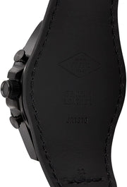  Shop Authentic Fossil Nate Chronograph Black Dial Black Leather Strap Watch for Men - JR1510 - Luxxuri