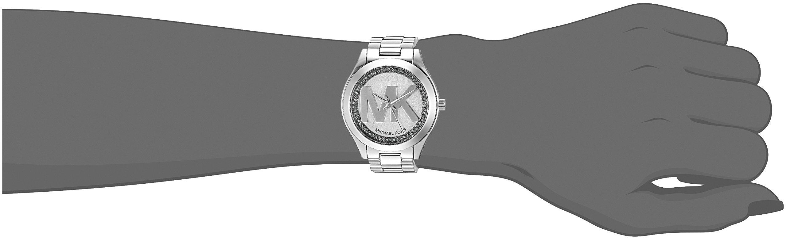  Shop Authentic Michael Kors Mini Slim Runway Silver Dial Silver Steel Strap Watch for Women - MK3548 - Luxxuri