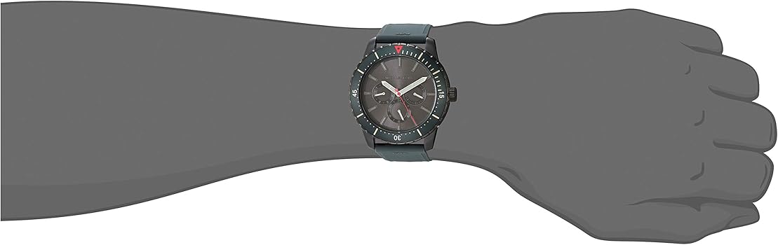  Shop Authentic Michael Kors Cunningham Multifunction Grey Dial Grey Rubber Strap Watch For Men - MK7164 - Luxxuri
