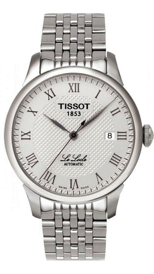  Shop Authentic Tissot T Classic Le Locle Automatic White Dial Silver Steel Strap Watch For Men - T41.1.483.33 - Luxxuri