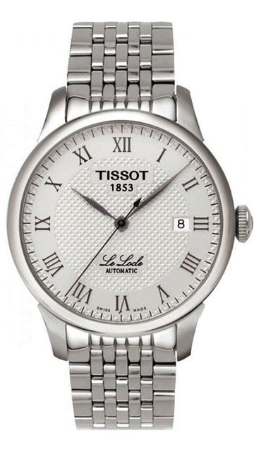  Shop Authentic Tissot T Classic Le Locle Automatic White Dial Silver Steel Strap Watch For Men - T41.1.483.33 - Luxxuri