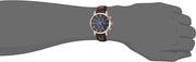  Shop Authentic Tommy Hilfiger Kane Chronograph Blue Dial Brown Leather Strap Watch for Men - 1791399 - Luxxuri