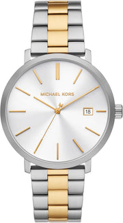  Shop Authentic Michael Kors Blake Analog Silver Dial Two Tone Steel Strap Watch for Women - MK9134 - Luxxuri