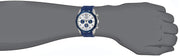  Shop Authentic Guess Caliber Chronograph White Dial Blue Rubber Strap Watch for Men - W0864G6 - Luxxuri