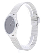  Shop Authentic Calvin Klein Minimal Grey Dial Silver Mesh Bracelet Watch for Women - K3M221Y3 - Luxxuri