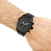  Shop Authentic Hugo Boss Aero Black Dial Black Steel Strap Watch for Men - 1513771 - Luxxuri