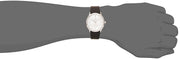  Shop Authentic Calvin Klein Minimal Grey Dial Black Leather Strap Watch for Men - K3M221C4 - Luxxuri