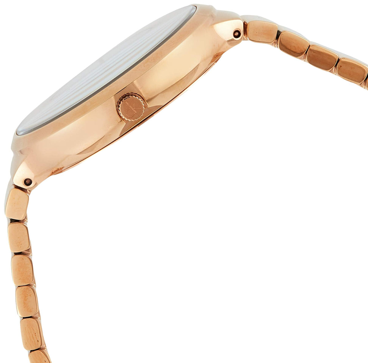 Shop Authentic Calvin Klein Lively White Dial Rose Gold Steel Strap Watch for Women - K4U23626 - Luxxuri