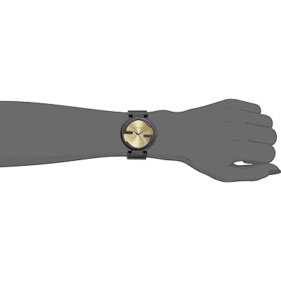  Shop Authentic Gucci Interlocking G Quartz Gold Dial Black Steel Strap Watch For Women - YA133314 - Luxxuri
