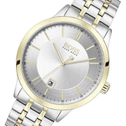  Shop Authentic Hugo Boss Classic Silver Dial Two Tone Steel Strap Watch for Men - 1513687 - Luxxuri