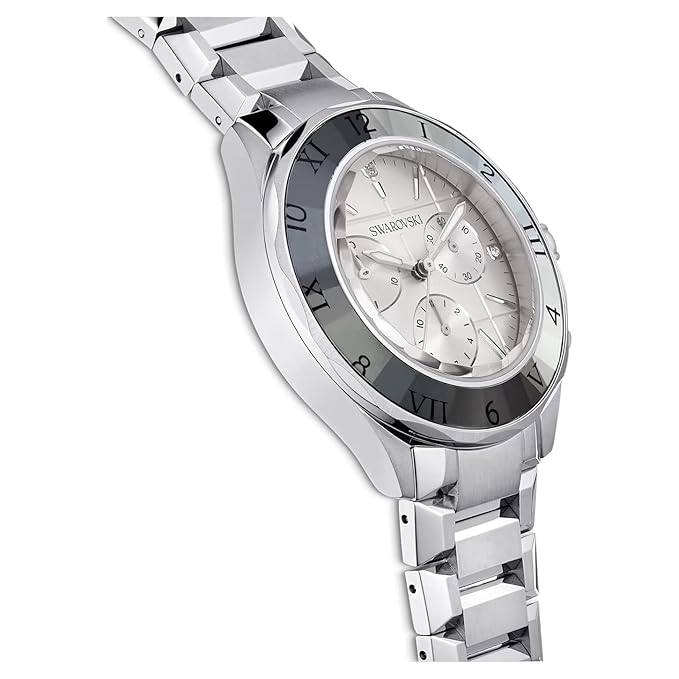  Shop Authentic Swarovski Dextera Chronograph Silver Dial Silver Steel Strap Watch for Women - 5641297 - Luxxuri