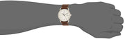  Shop Authentic Fossil The Commuter White Dial Brown Leather Strap Watch for Men - FS5275 - Luxxuri
