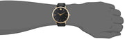  Shop Authentic Movado 1881 Automatic Black Dial Black Leather Strap Watch For Men - 606875 - Luxxuri