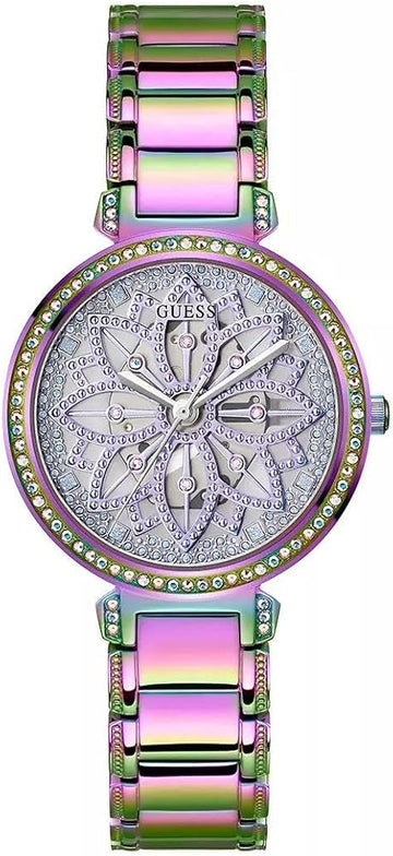  Shop Authentic Guess Lily Analog Purple Dial Purple Steel Strap Watch For Women - GW0528L4 - Luxxuri