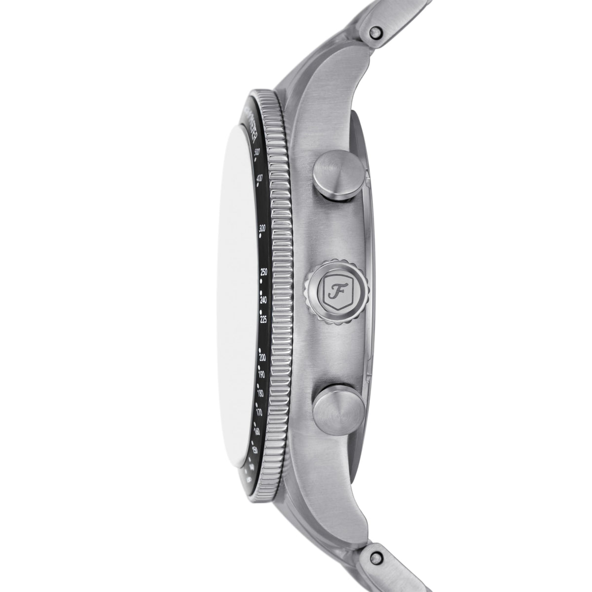  Shop Authentic Fossil Sport Tourer Chronograph Black Dial Silver Steel Strap Watch for Men - FS6045 - Luxxuri