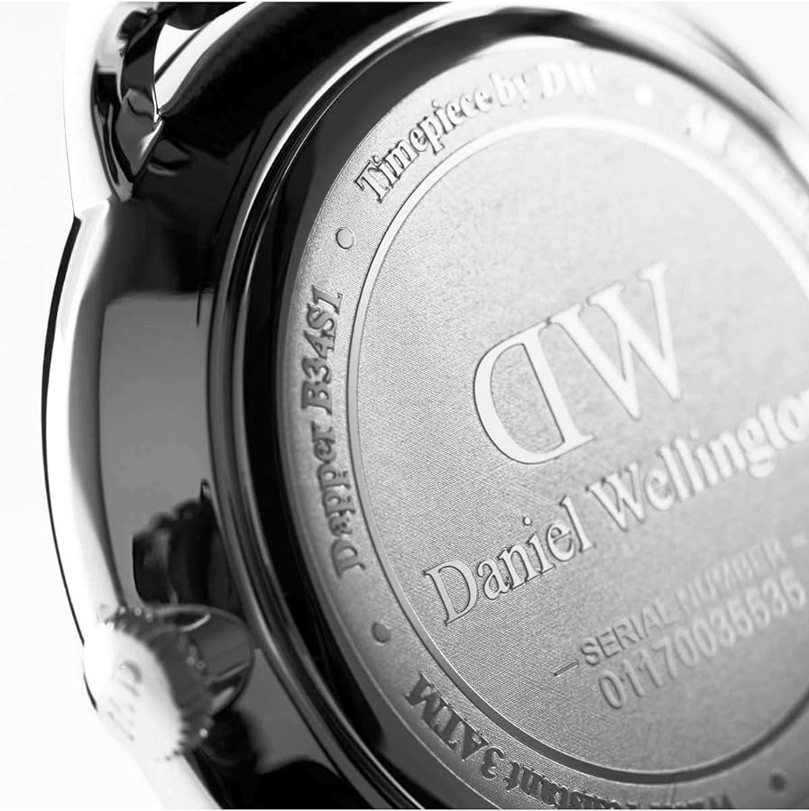  Shop Authentic Daniel Wellington Dapper Reading Quartz White Dial Black Leather Strap Watch For Women - DW00100117 - Luxxuri