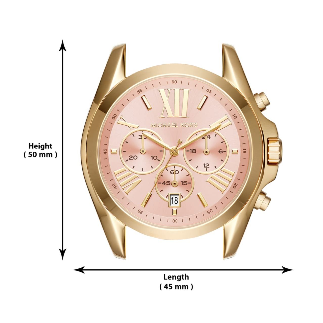  Shop Authentic Michael Kors Bradshaw Gold Dial Two Tone Steel Strap Watch for Women - MK6359 - Luxxuri