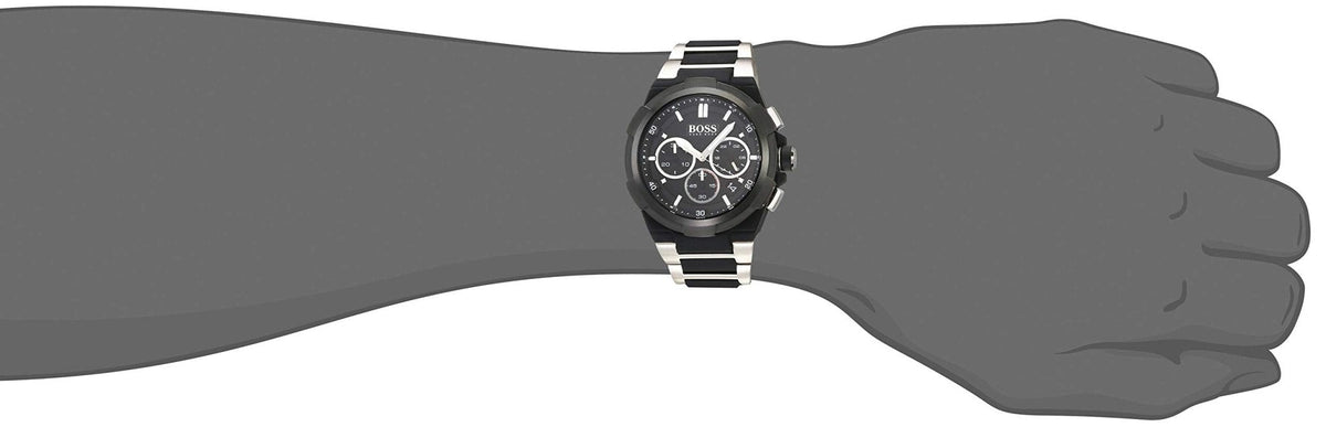  Shop Authentic Hugo Boss Supernova Black Dial Two Tone Steel Strap Watch for Men - 1513368 - Luxxuri