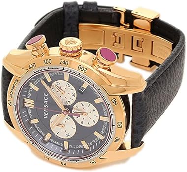  Shop Authentic Versace V-Ray Blue Chronograph Blue Dial Blue Leather Strap Watch for Men - VDB030014 - Luxxuri