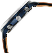  Shop Authentic Fossil Neutra Chronograph Blue Dial Brown Leather Strap Watch for Men - FS5791 - Luxxuri