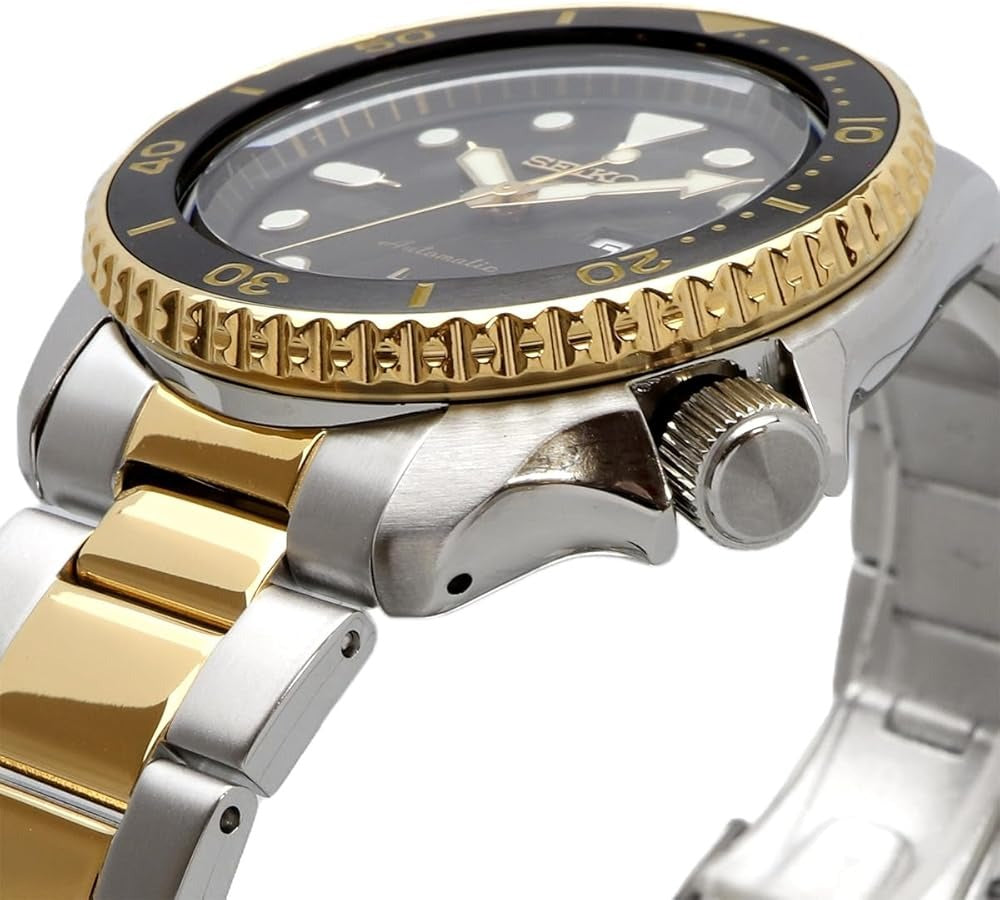  Shop Authentic Seiko 5 Sports Automatic Special Creation Black Dial Two Tone Steel Strap Watch For Men - SRPK22 - Luxxuri