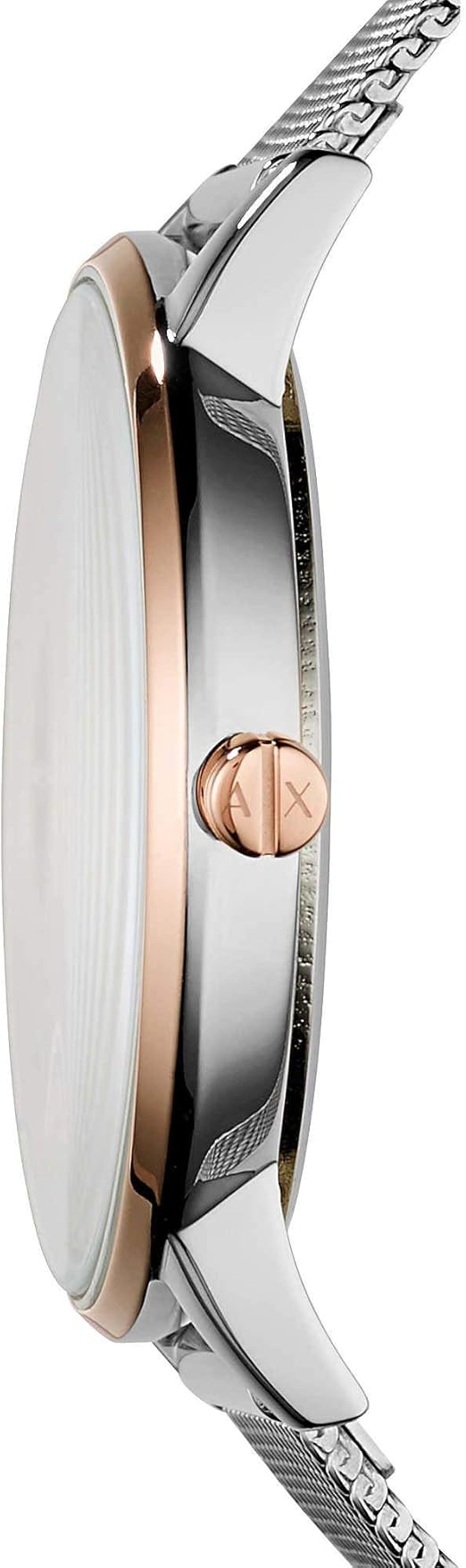  Shop Authentic Armani Exchange Lola Analog White Dial Silver Mesh Strap Watch For Women - AX5537 - Luxxuri