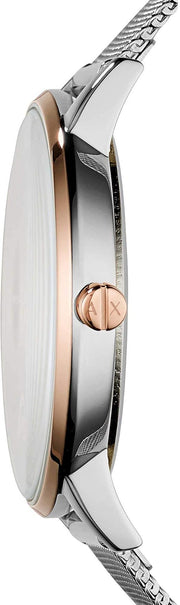  Shop Authentic Armani Exchange Lola Analog White Dial Silver Mesh Strap Watch For Women - AX5537 - Luxxuri