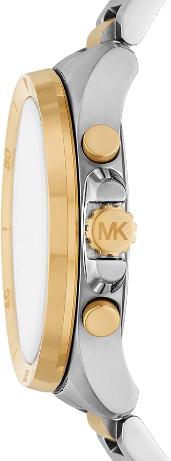  Shop Authentic Michael Kors Brecken Chronograph White Dial Two Tone Steel Strap Watch For Men - MK9064 - Luxxuri