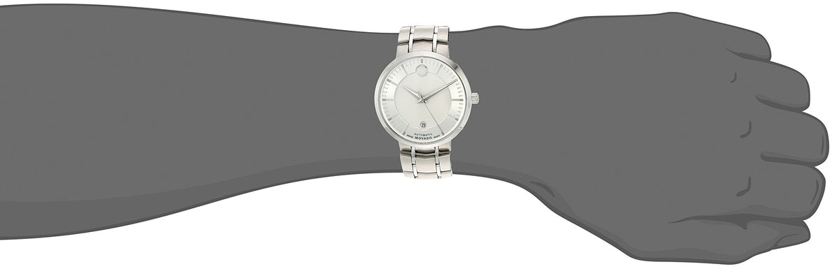  Shop Authentic Movado 1881 Automatic Silver Dial Silver Steel Strap Watch for Men - 606915 - Luxxuri