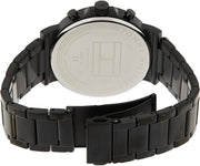  Shop Authentic Tommy Hilfiger Daniel Black Dial Black Steel Strap Watch for Men - 1710414 - Luxxuri