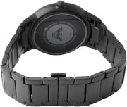  Shop Authentic Emporio Armani Renato Quartz Black Dial Black Steel Strap Watch For Men - AR11079 - Luxxuri