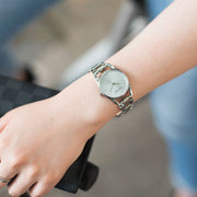  Shop Authentic Calvin Klein Dainty Silver Dial Silver Steel Strap Watch for Women - K7L23146 - Luxxuri