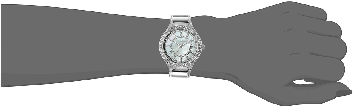  Shop Authentic Michael Kors Kerry Silver Tone Silver Steel Strap Watch for Women - MK3311 - Luxxuri