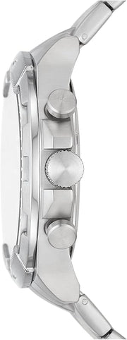  Shop Authentic Fossil Bronson Chronograph Red Dial Silver Steel Strap Watch for Men - FS5878 - Luxxuri
