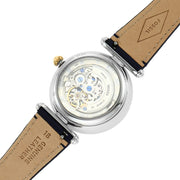  Shop Authentic Fossil Vintage Muse Automatic Skeleton White Dial Grey Leather Strap Watch for Women - ME3131 - Luxxuri