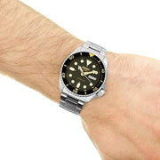  Shop Authentic Seiko 5 Sports Automatic Black Dial Silver Steel Strap Watch For Men - SRPD57K1 - Luxxuri