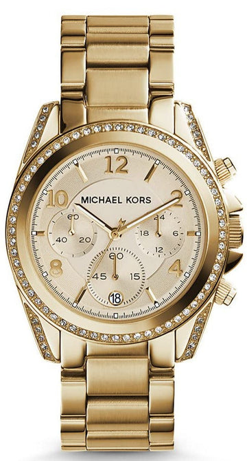  Shop Authentic Michael Kors Runway Gold Dial Gold Steel Strap Watch for Women - MK5166 - Luxxuri