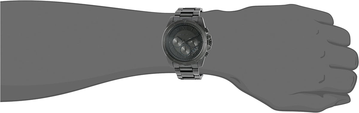  Shop Authentic Michael Kors Brecken Chronograph Black Dial Black Steel Strap Watch For Men - MK8482 - Luxxuri